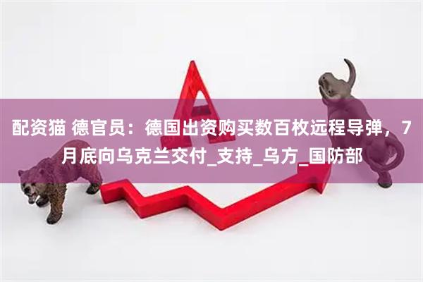 配资猫 德官员：德国出资购买数百枚远程导弹，7月底向乌克兰交付_支持_乌方_国防部