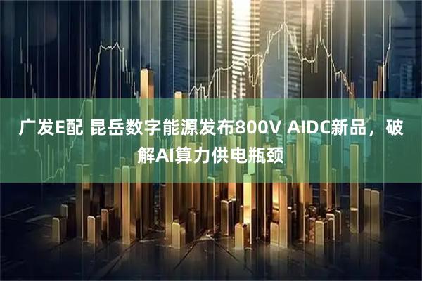 广发E配 昆岳数字能源发布800V AIDC新品，破解AI算力供电瓶颈